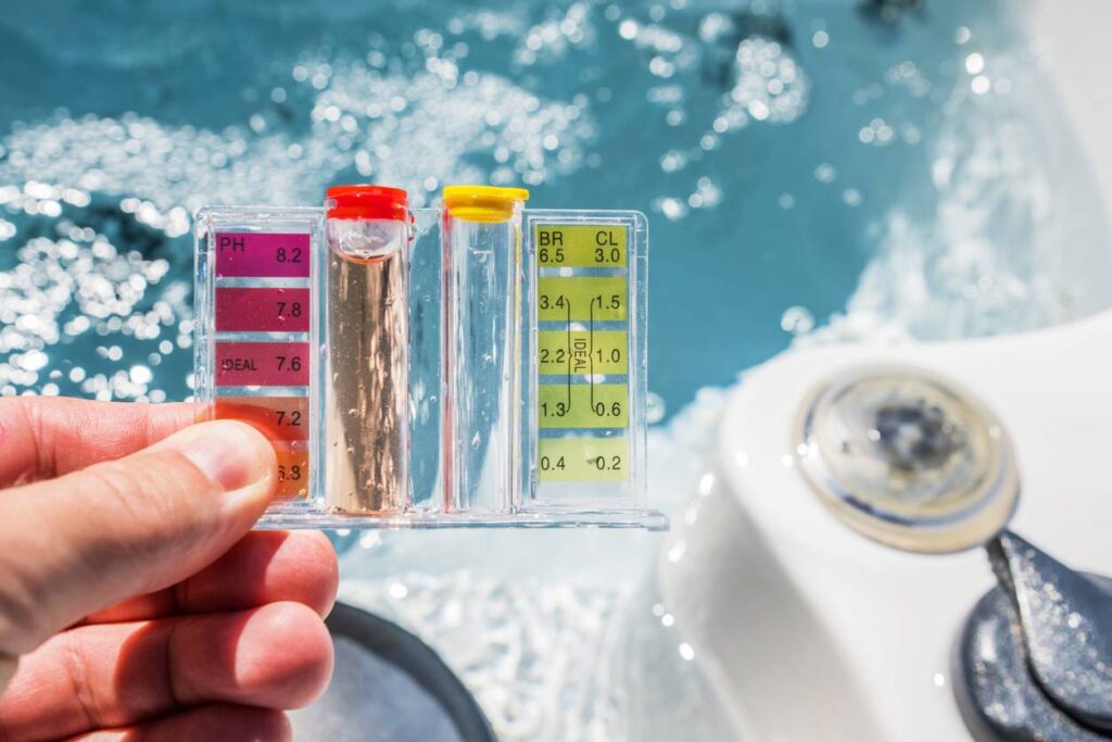 hot tub supplies, chemicals