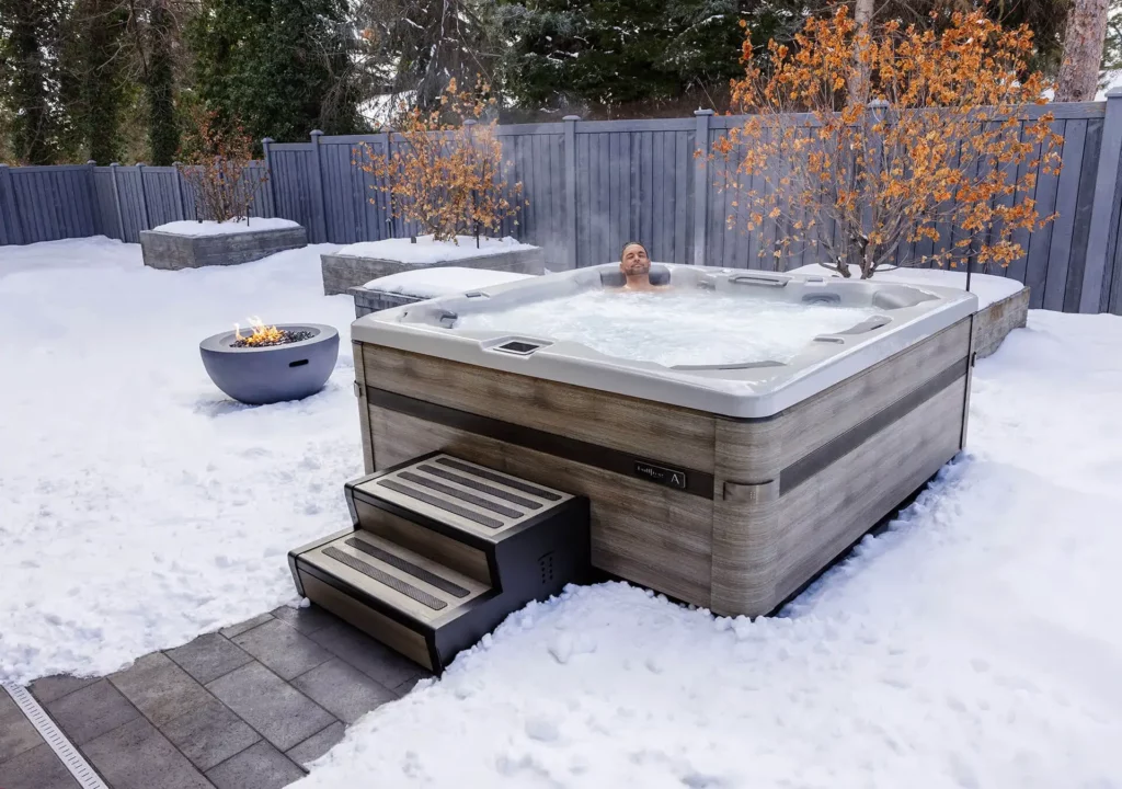 a series lifestyle 07 snow bullfrog spas