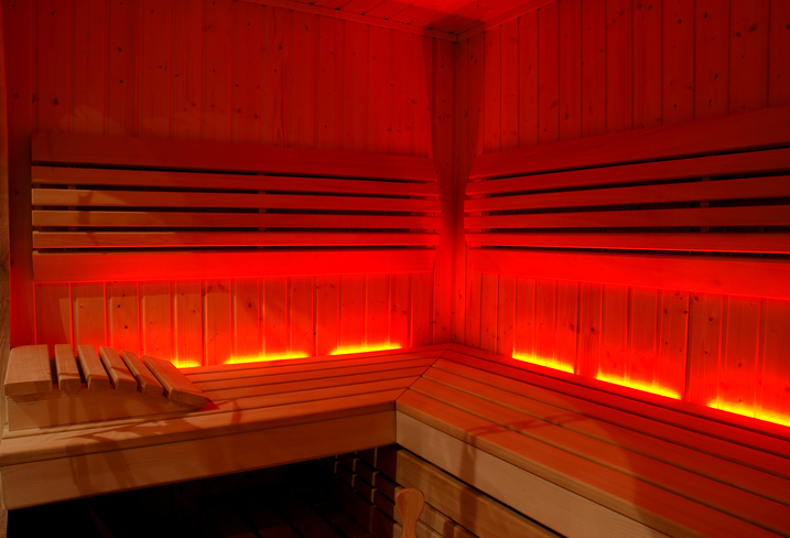 sauna red light therapy